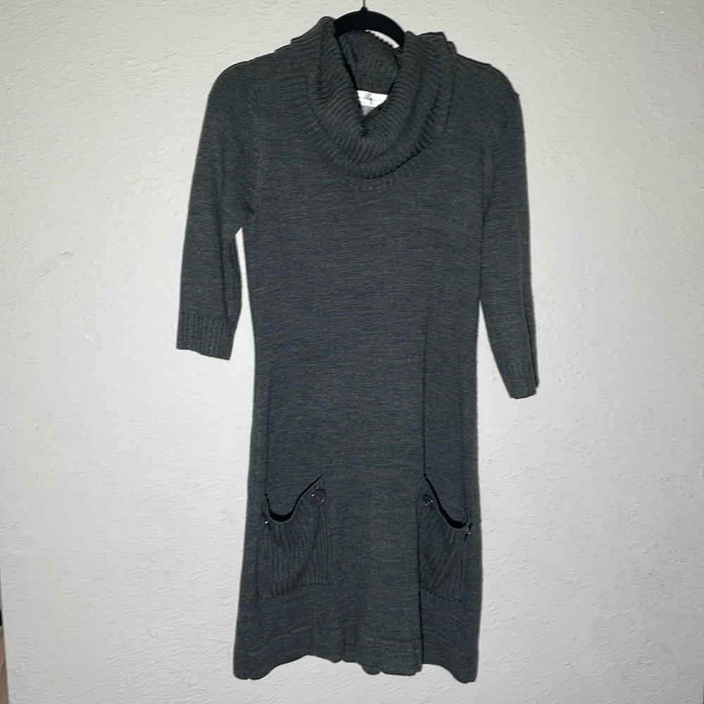 Gray Medium sweater dress